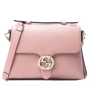 🚨Dollar Calfskin Interlock G Top Handle ShoulderBag🚨